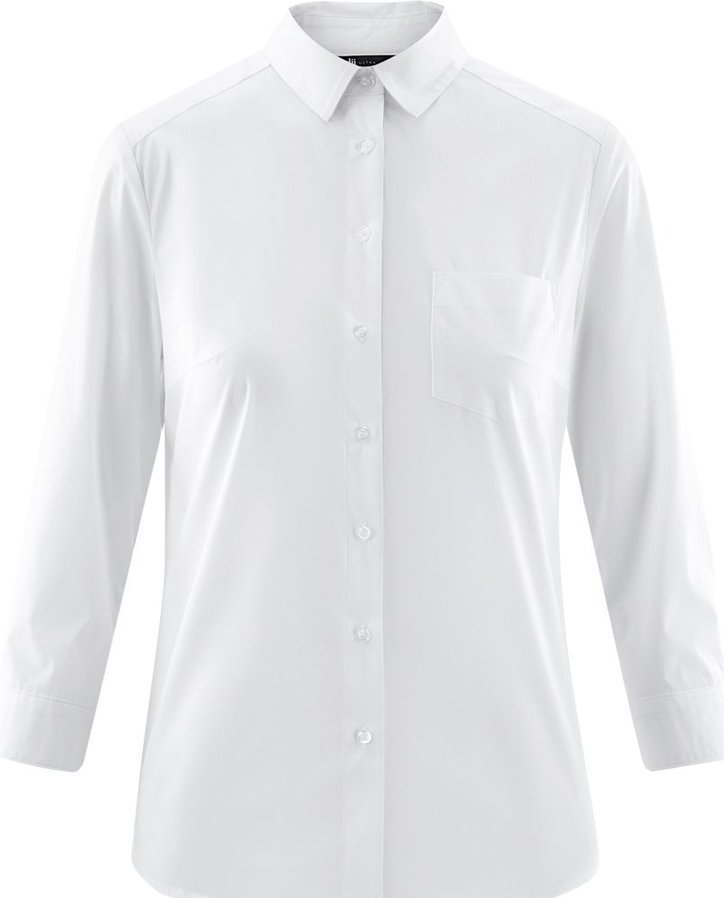 Shirt white. 13k01005b/42083/1000n. Рукавом 3/4 13k01005b/42083/6501n. Белая рубашка. Рубашка белого цвета.