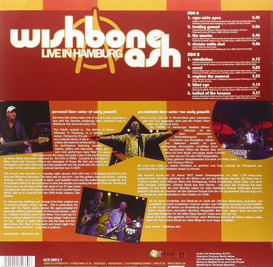 Группа Wishbone Ash дискография.